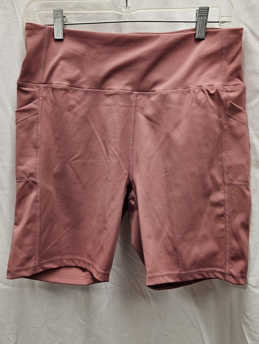 Downtown Motion Mauve & Black Bike Shorts
